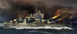 TRUMPETER 1/700 英國 QUEEN ELI